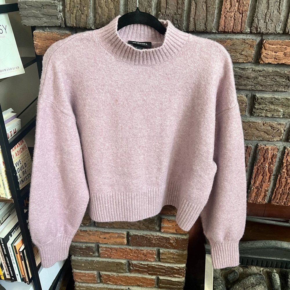 NWOT Monki Women's Pink Sweater Size Medium